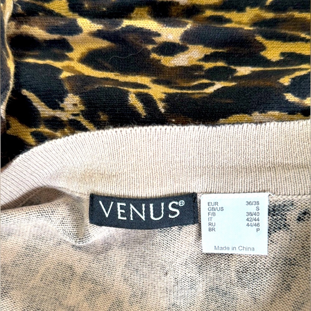 Leopard Print Fitted Cardigan - Picture 7 of 7